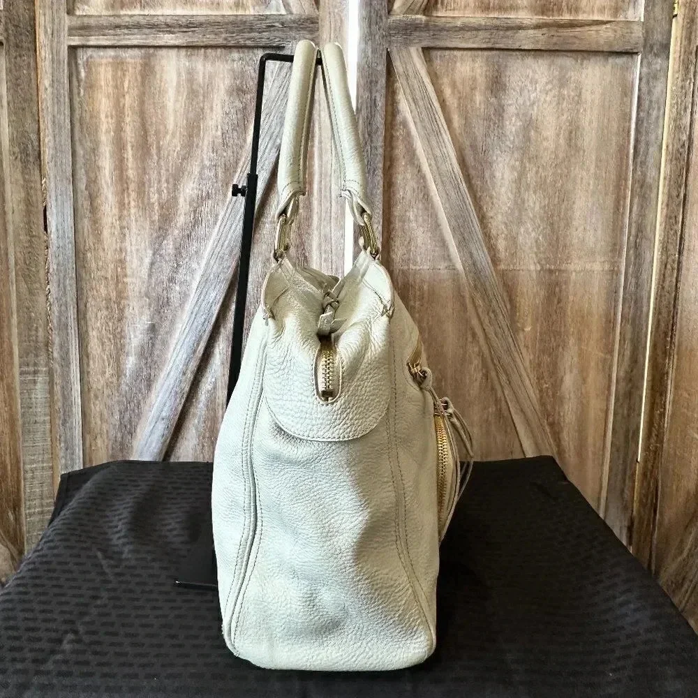 Gherardini 1885 Firenze Italian Pebbled Leather Tote Bag